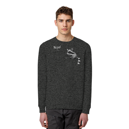 Nope! Frecher verwegener Waschbär - Organic Basic Unisex Sweatshirt