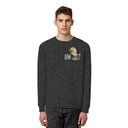 Dam It Verdammt Lustiger Biber - Organic Basic Unisex Sweatshirt