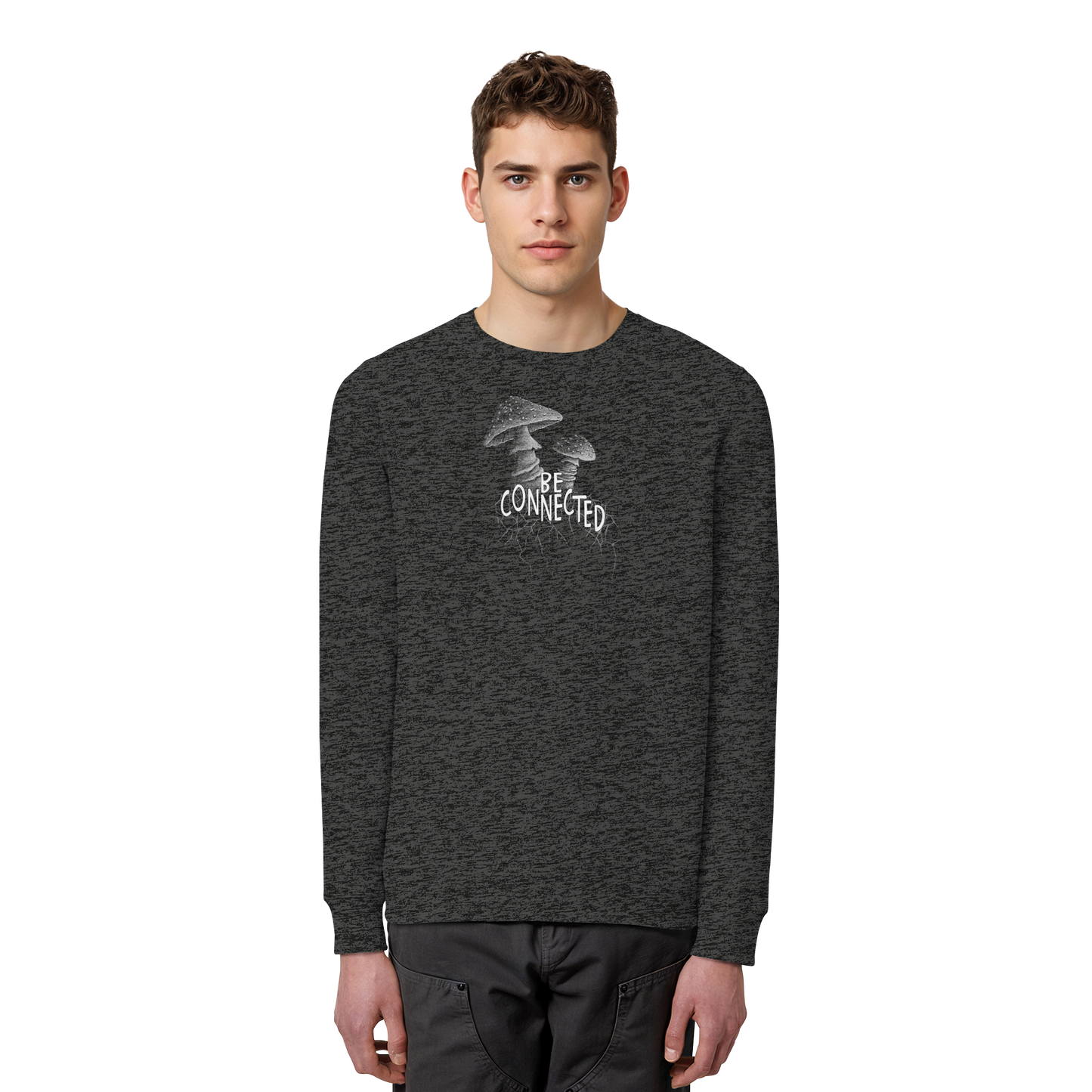 Be Connected Panther-Pilz - Organic Basic Unisex Sweatshirt