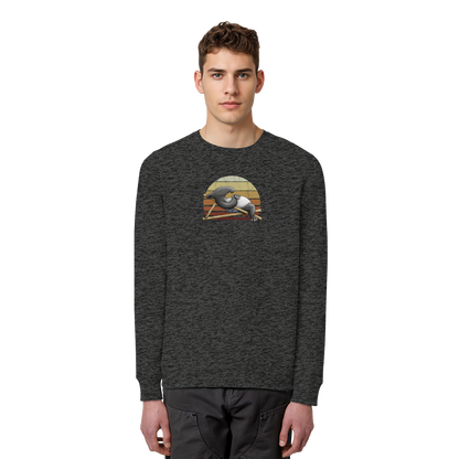 Lässiger Retro Sundown Tapir - Organic Basic Unisex Sweatshirt