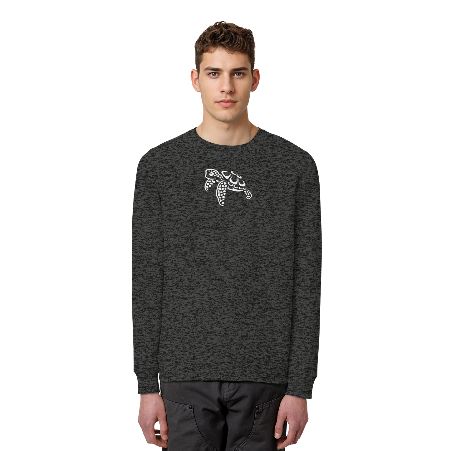 schwimmende Meeres-Schildkröte - Organic Basic Unisex Sweatshirt