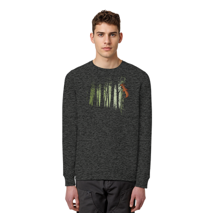 Eichhörnchen im Zwielicht-Wald - Organic Basic Unisex Sweatshirt
