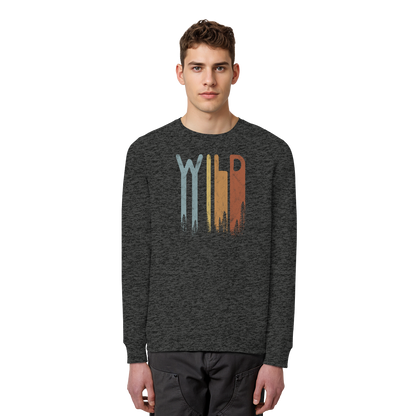 Wild Retro Schriftzug - Organic Basic Unisex Sweatshirt