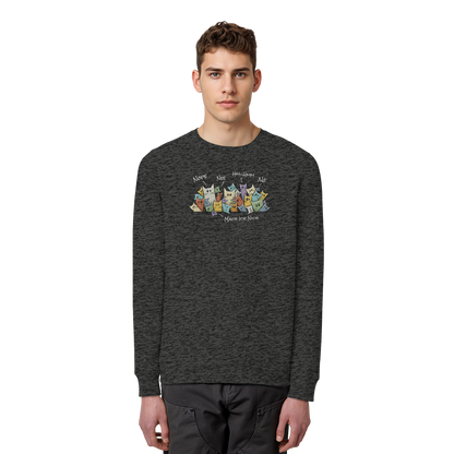 Nope, Nee, Nö Katzen - Organic Basic Unisex Sweatshirt