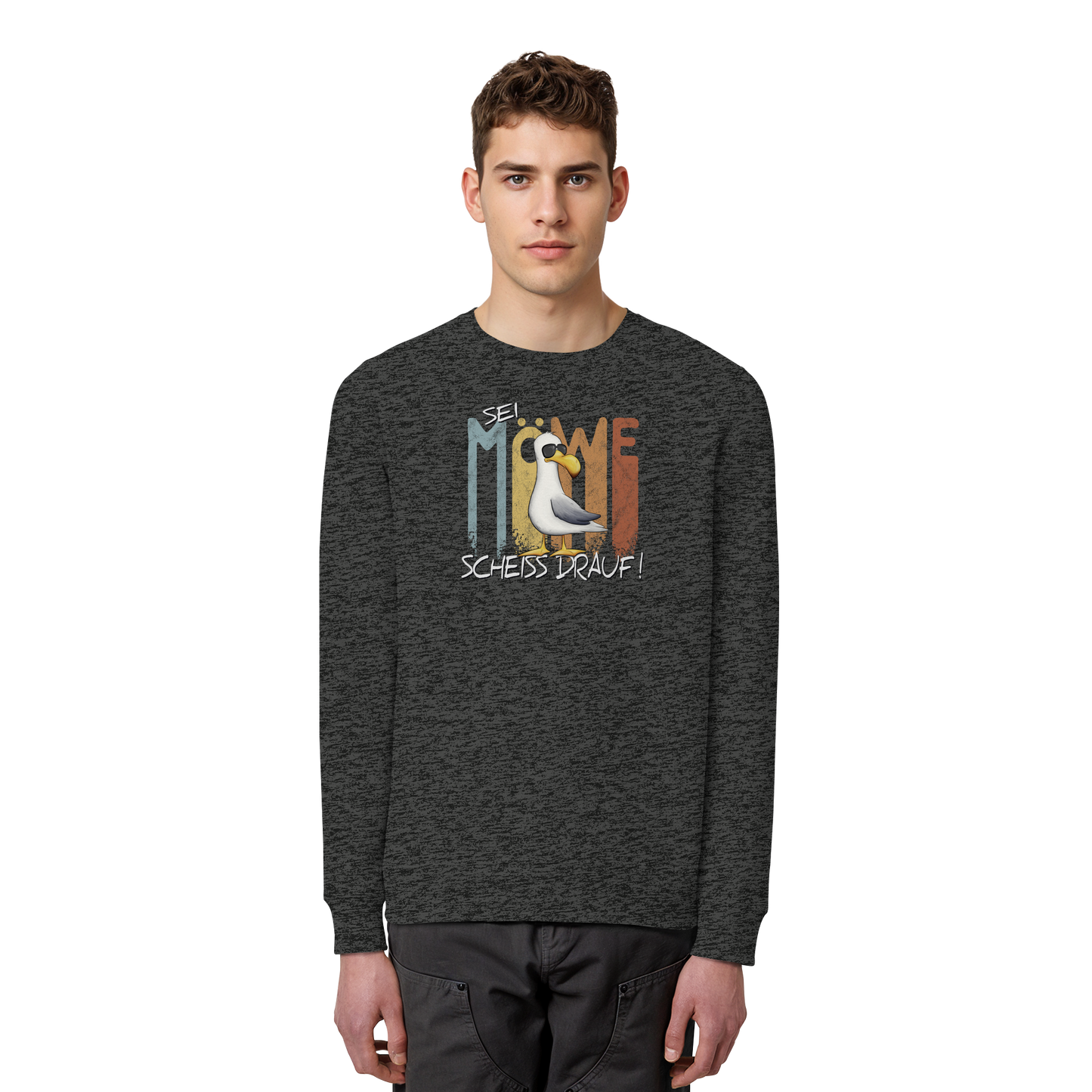 Sei Möwe Scheiß Drauf  - Organic Basic Unisex Sweatshirt