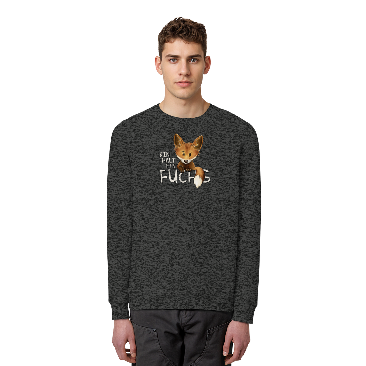 Bin halt ein Fuchs - Organic Basic Unisex Sweatshirt