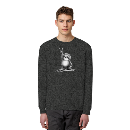 Rock On Party Faultier - Organic Basic Unisex Sweatshirt