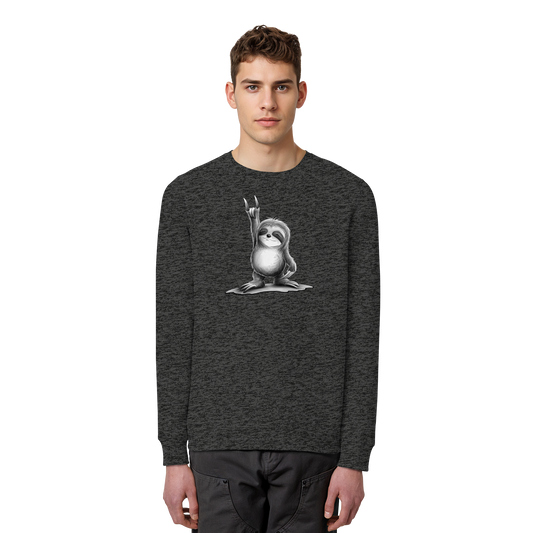 Rock On Party Faultier - Organic Basic Unisex Sweatshirt