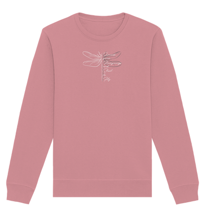Breite die Flügel aus und flieg los | Libelle - Organic Basic Unisex Sweatshirt