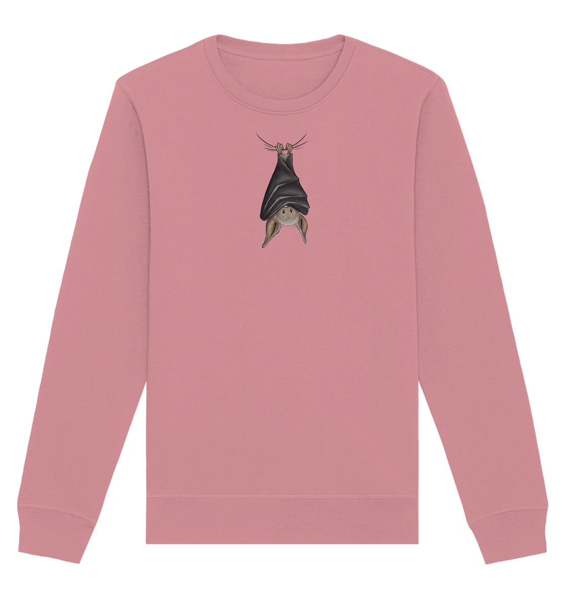 Lustig chillende Fledermaus - Organic Basic Unisex Sweatshirt