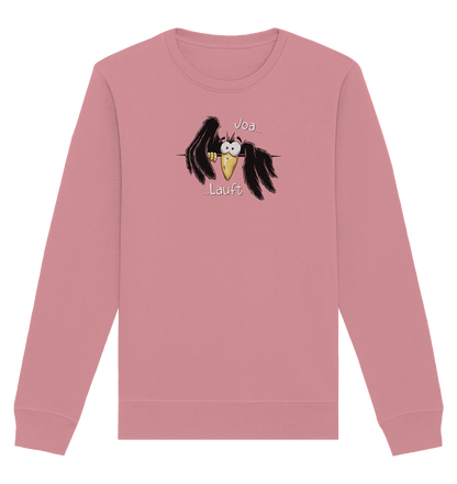 Joa Läuft Krähe gechillter Rabe - Organic Basic Unisex Sweatshirt