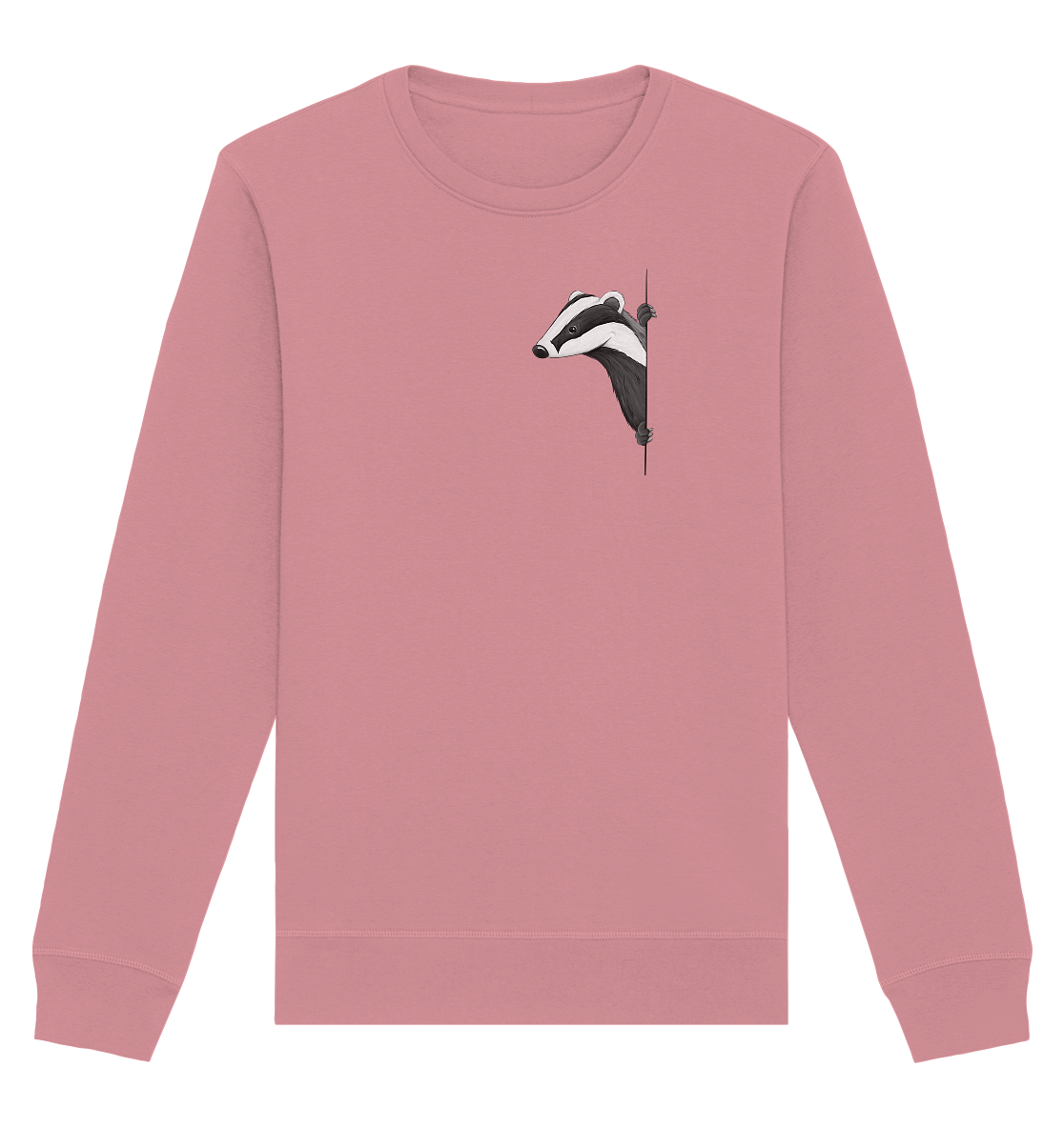 Lässiger Dachs Meister Grimbart - Organic Basic Unisex Sweatshirt