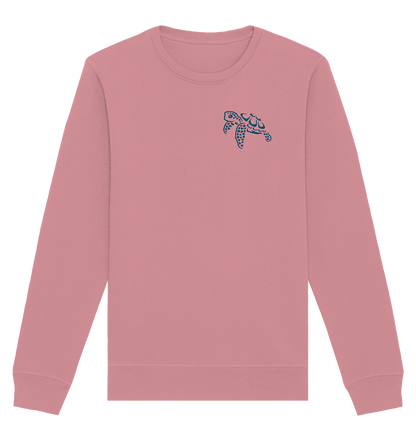 Lässig lustige Wasserschildkröte - Organic Basic Unisex Sweatshirt