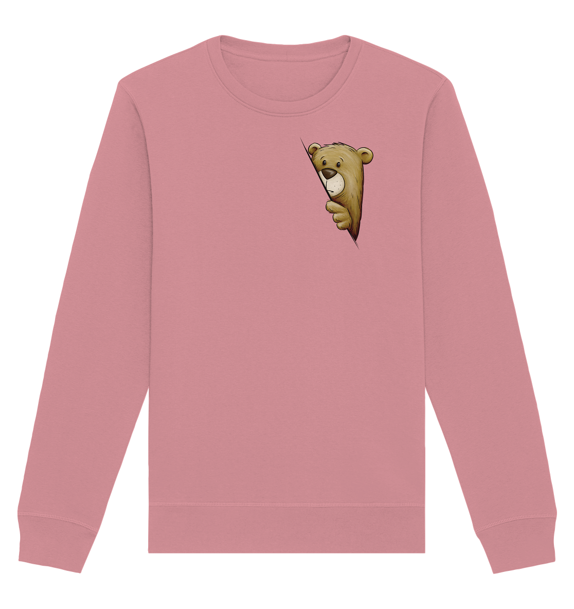Funky Bär Illustration - Organic Basic Unisex Sweatshirt