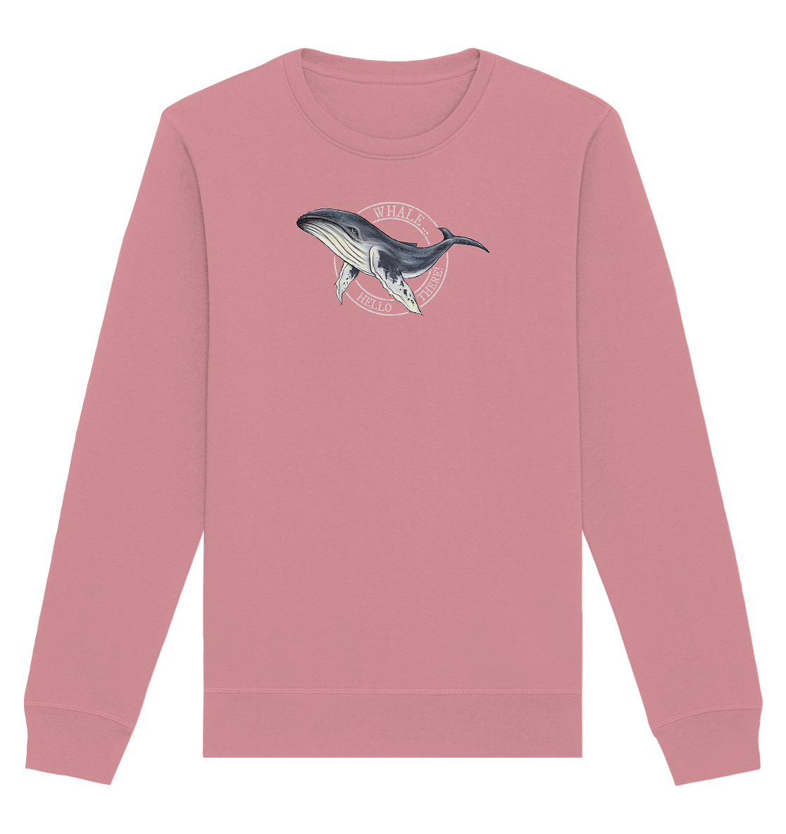Whale, Hello There | Buckelwal - Organic Basic Unisex Sweatshirt