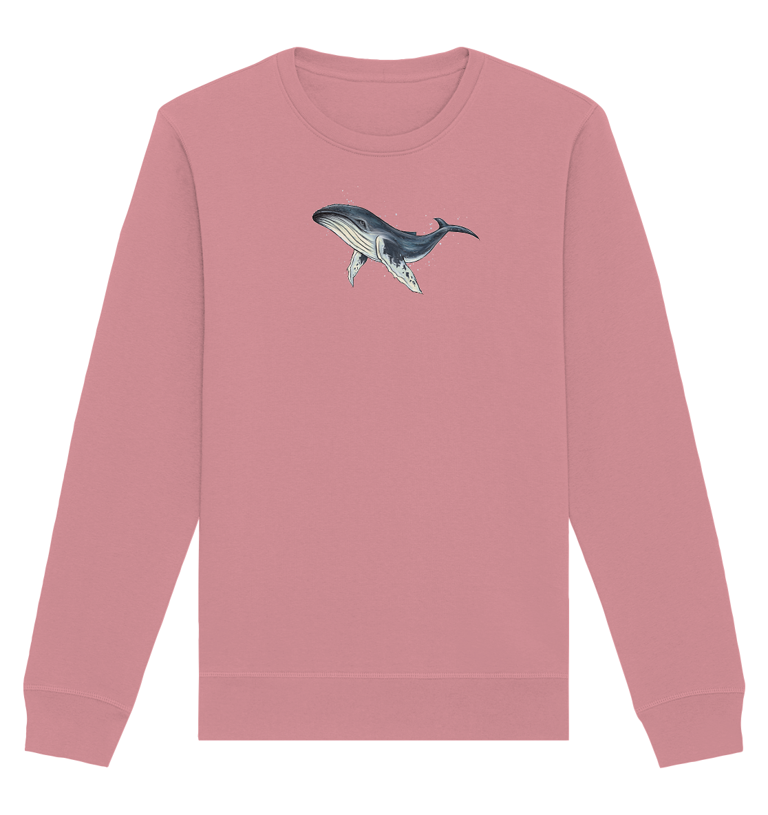 Tiefsee Ozean-Riese Buckelwal - Organic Basic Unisex Sweatshirt