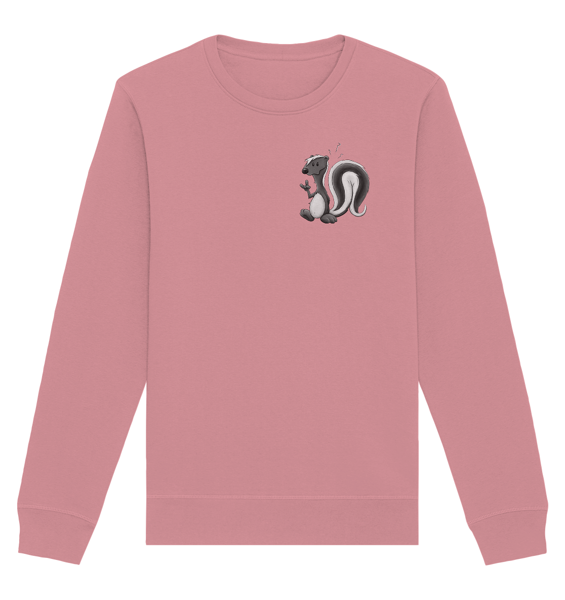 Lustig stinkiges Stinktier - Organic Basic Unisex Sweatshirt