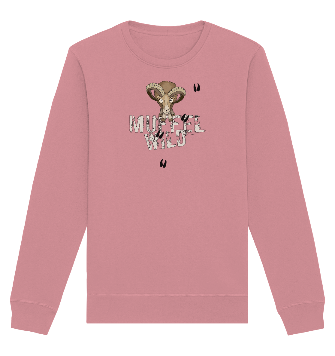 Muffel Wild Mufflon - Organic Basic Unisex Sweatshirt