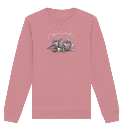 Kraah-masté! Yoga Raben Krähen - Organic Basic Unisex Sweatshirt