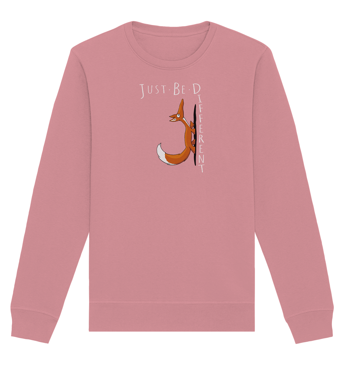 Just Be Different | Sei Anders, kleiner Fuchs - Organic Basic Unisex Sweatshirt