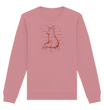 Street Art Fuchs Silhouette - Organic Basic Unisex Sweatshirt
