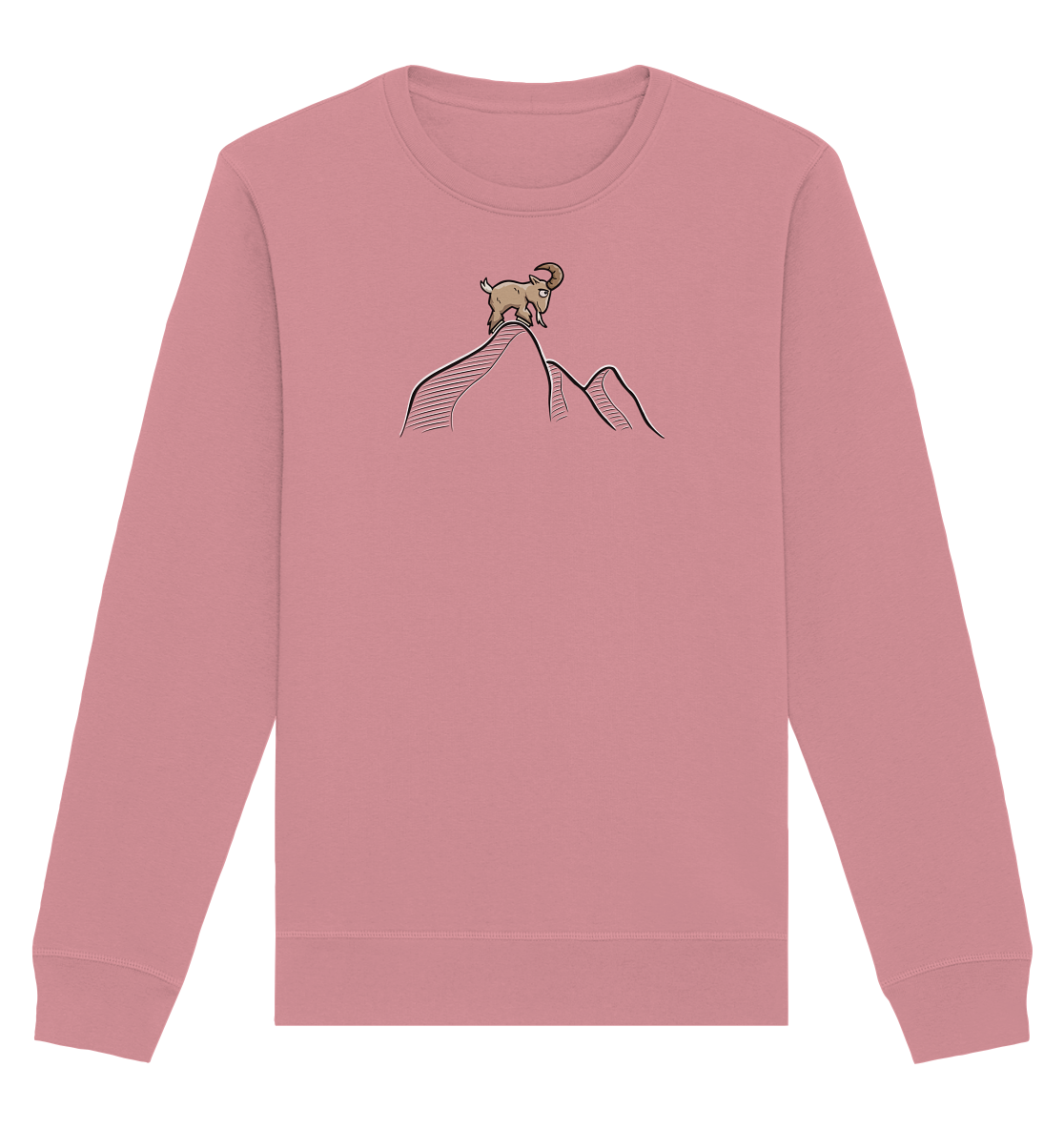 Ziegenbock in den Bergen - Organic Basic Unisex Sweatshirt
