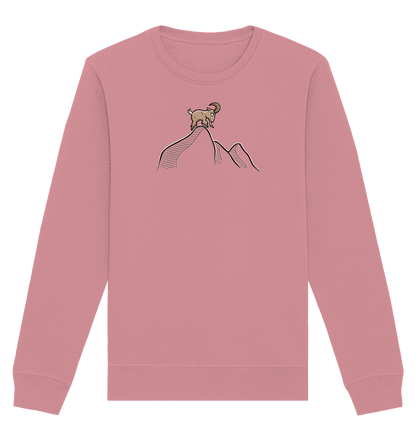 Ziegenbock in den Bergen - Organic Basic Unisex Sweatshirt
