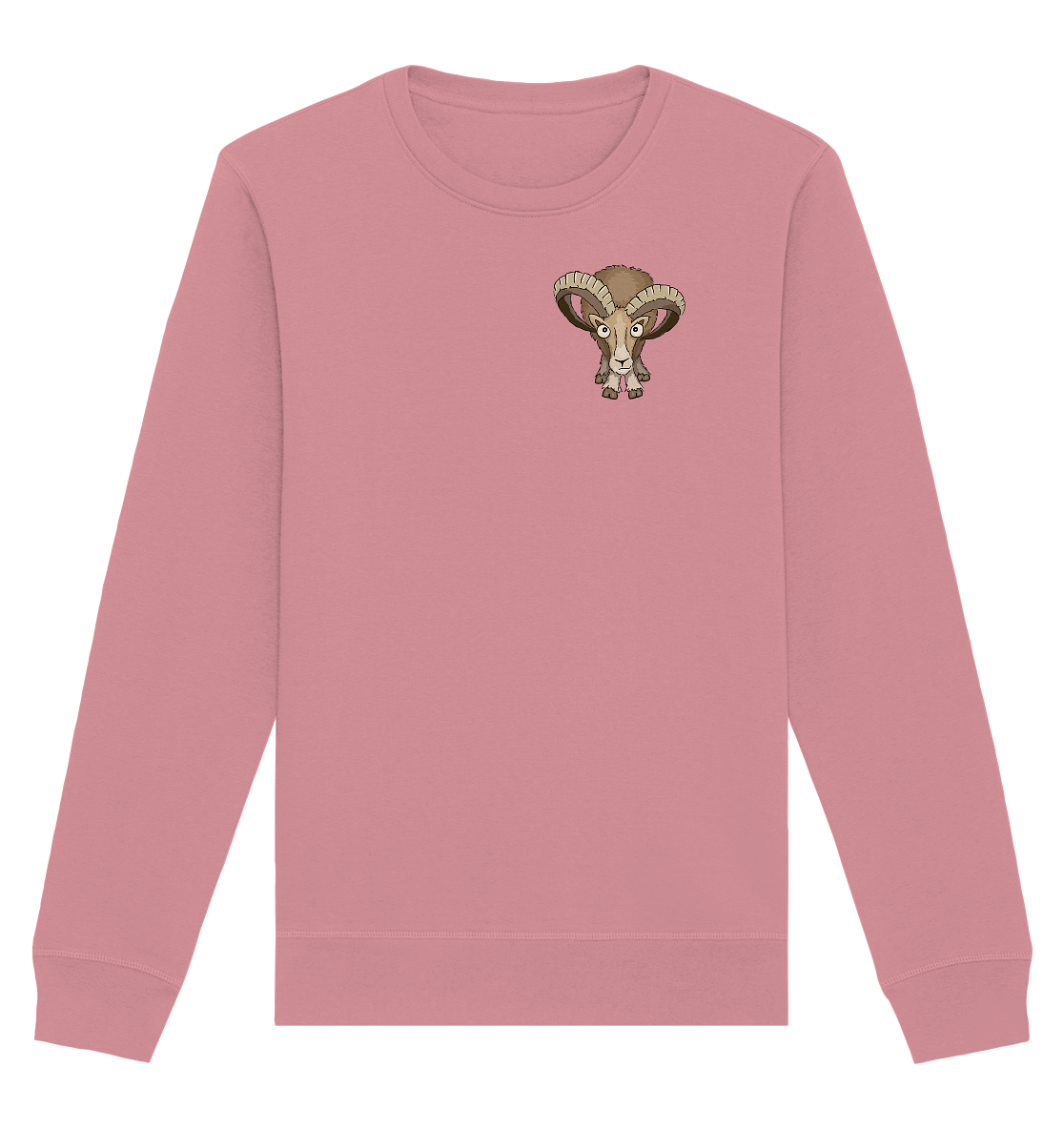 Bockiges Mufflon Widder Schafbock - Organic Basic Unisex Sweatshirt
