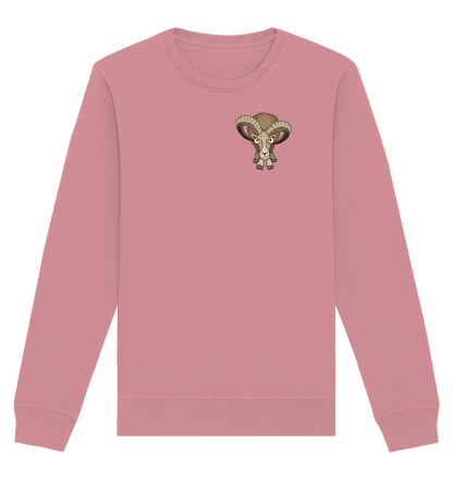 Bockiges Mufflon Widder Schafbock - Organic Basic Unisex Sweatshirt