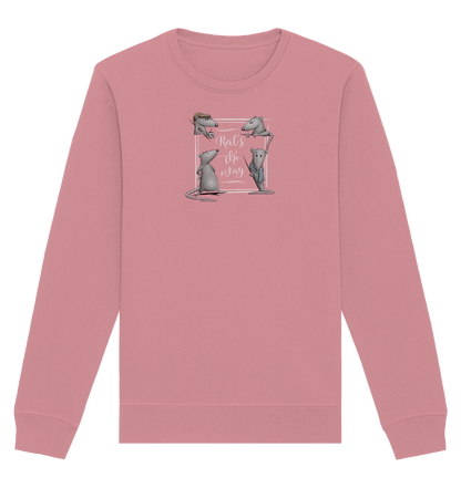 Rat’s The Way Kaffeehaus Ratten - Organic Basic Unisex Sweatshirt