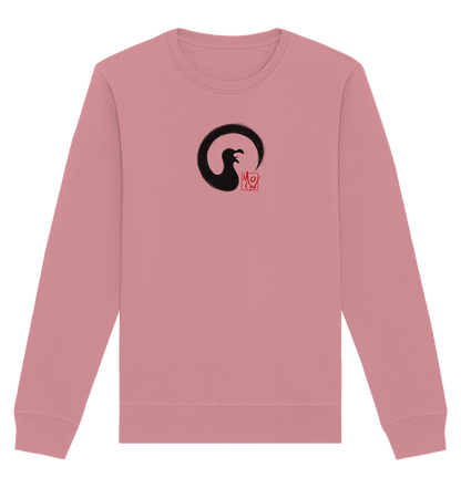 Moin kreischende japanische Enso Möwe - Organic Basic Unisex Sweatshirt