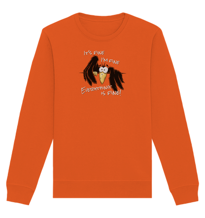 I’m Fine Rabe | Alles Gut Krähe - Organic Basic Unisex Sweatshirt