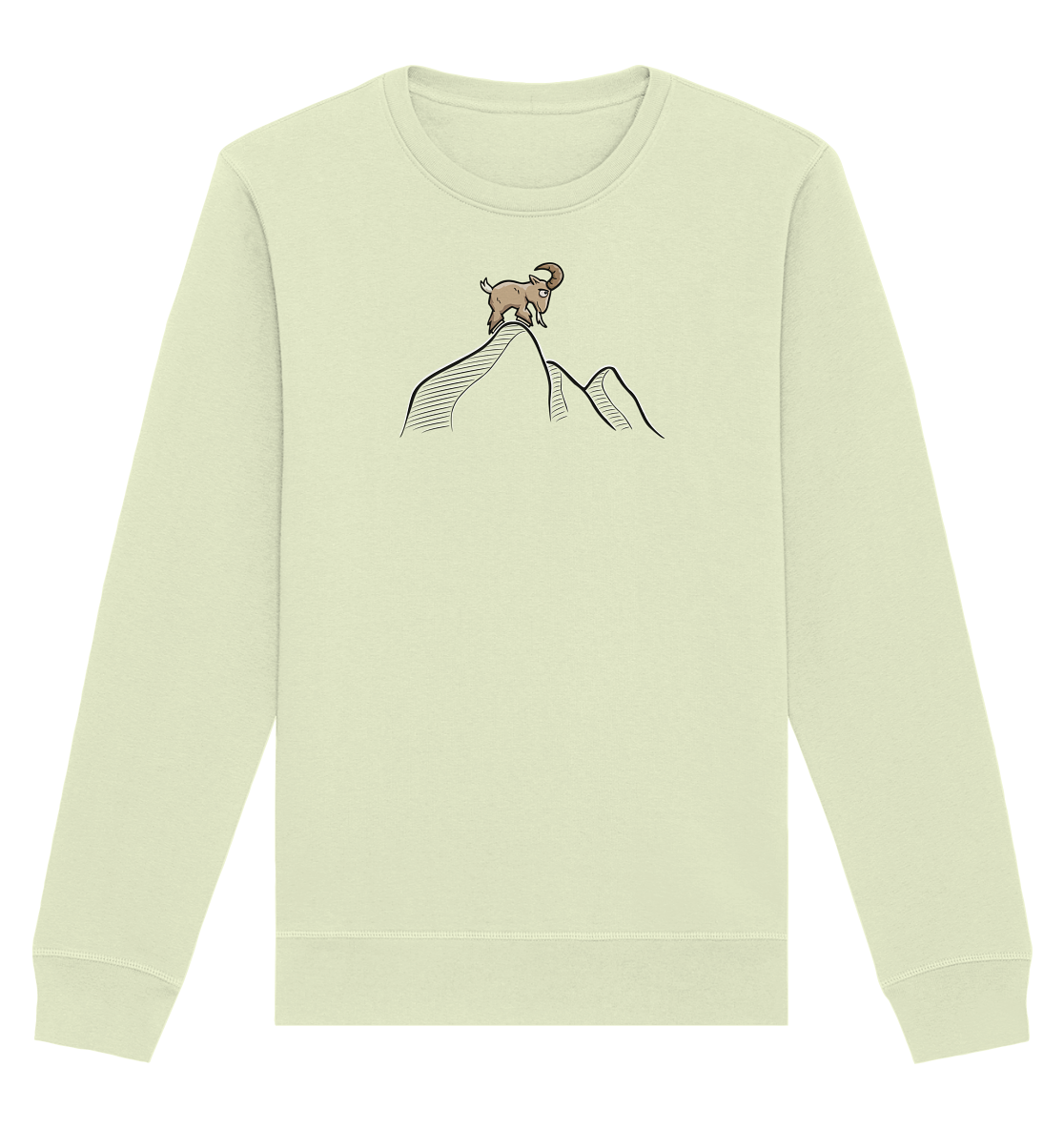 Ziegenbock in den Bergen - Organic Basic Unisex Sweatshirt