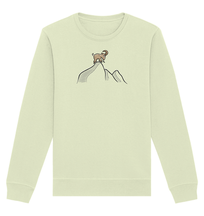 Ziegenbock in den Bergen - Organic Basic Unisex Sweatshirt