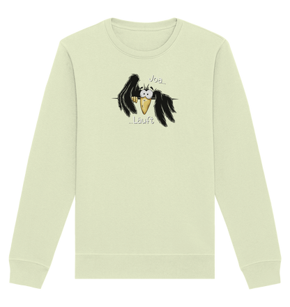 Joa Läuft Krähe gechillter Rabe - Organic Basic Unisex Sweatshirt