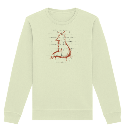 Street Art Fuchs Silhouette - Organic Basic Unisex Sweatshirt