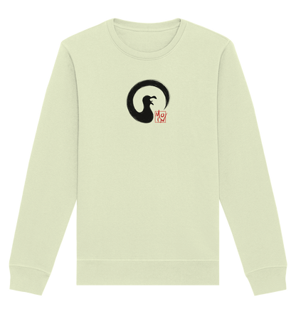 Moin kreischende japanische Enso Möwe - Organic Basic Unisex Sweatshirt