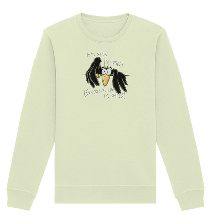 I’m Fine Rabe | Alles Gut Krähe - Organic Basic Unisex Sweatshirt