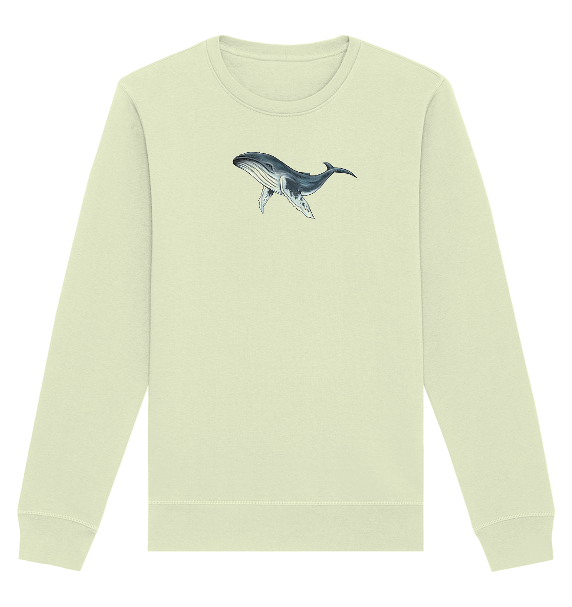 Tiefsee Ozean-Riese Buckelwal - Organic Basic Unisex Sweatshirt