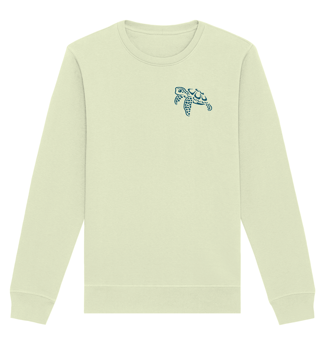 Lässig lustige Wasserschildkröte - Organic Basic Unisex Sweatshirt