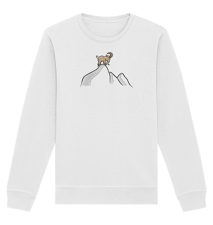 Ziegenbock in den Bergen - Organic Basic Unisex Sweatshirt