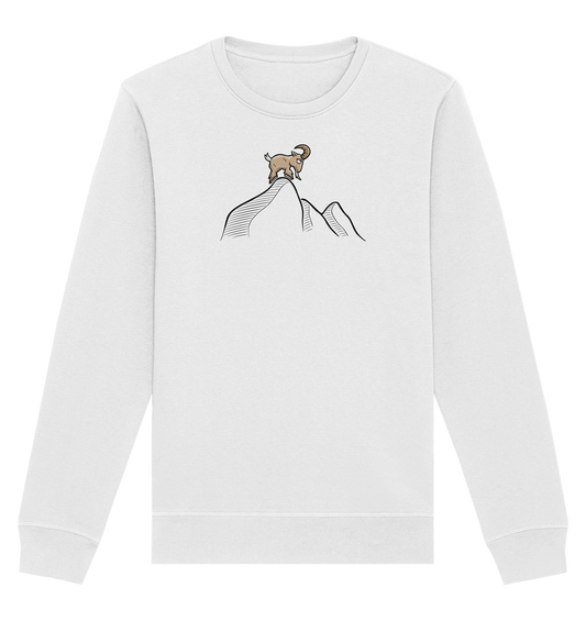 Ziegenbock in den Bergen - Organic Basic Unisex Sweatshirt