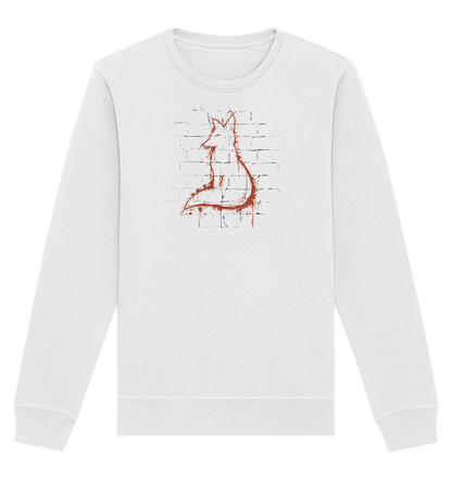 Street Art Fuchs Silhouette - Organic Basic Unisex Sweatshirt