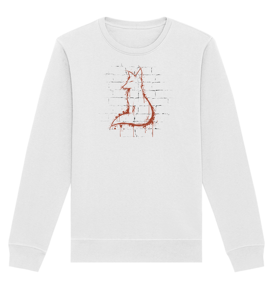 Street Art Fuchs Silhouette - Organic Basic Unisex Sweatshirt