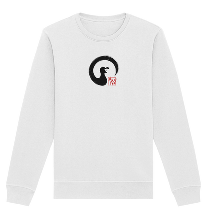 Moin kreischende japanische Enso Möwe - Organic Basic Unisex Sweatshirt