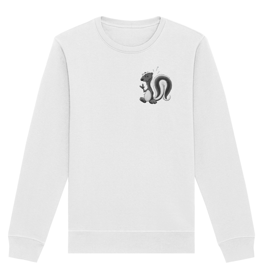Lustig stinkiges Stinktier - Organic Basic Unisex Sweatshirt
