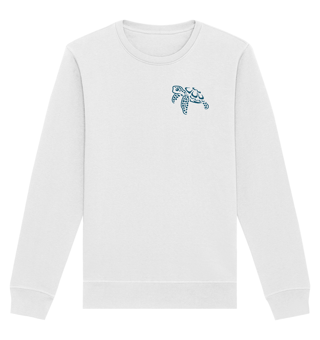 Lässig lustige Wasserschildkröte - Organic Basic Unisex Sweatshirt