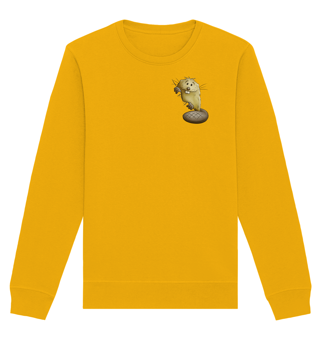 Lustiger frecher Biber - Organic Basic Unisex Sweatshirt