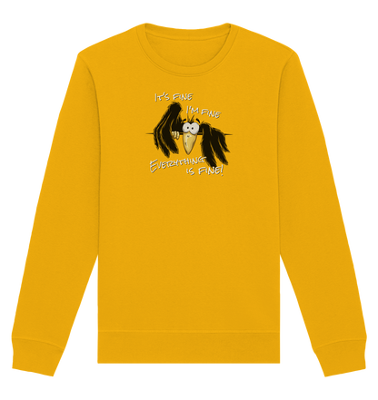 I’m Fine Rabe | Alles Gut Krähe - Organic Basic Unisex Sweatshirt