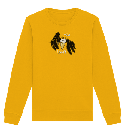 Joa Läuft Krähe gechillter Rabe - Organic Basic Unisex Sweatshirt